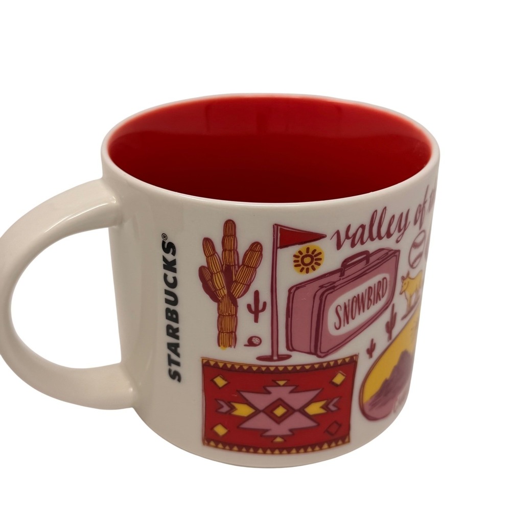 Starbucks Coffee Mug Phoenix 14oz White Red Been There Series Boxed 2022 - Picture 11 of 16